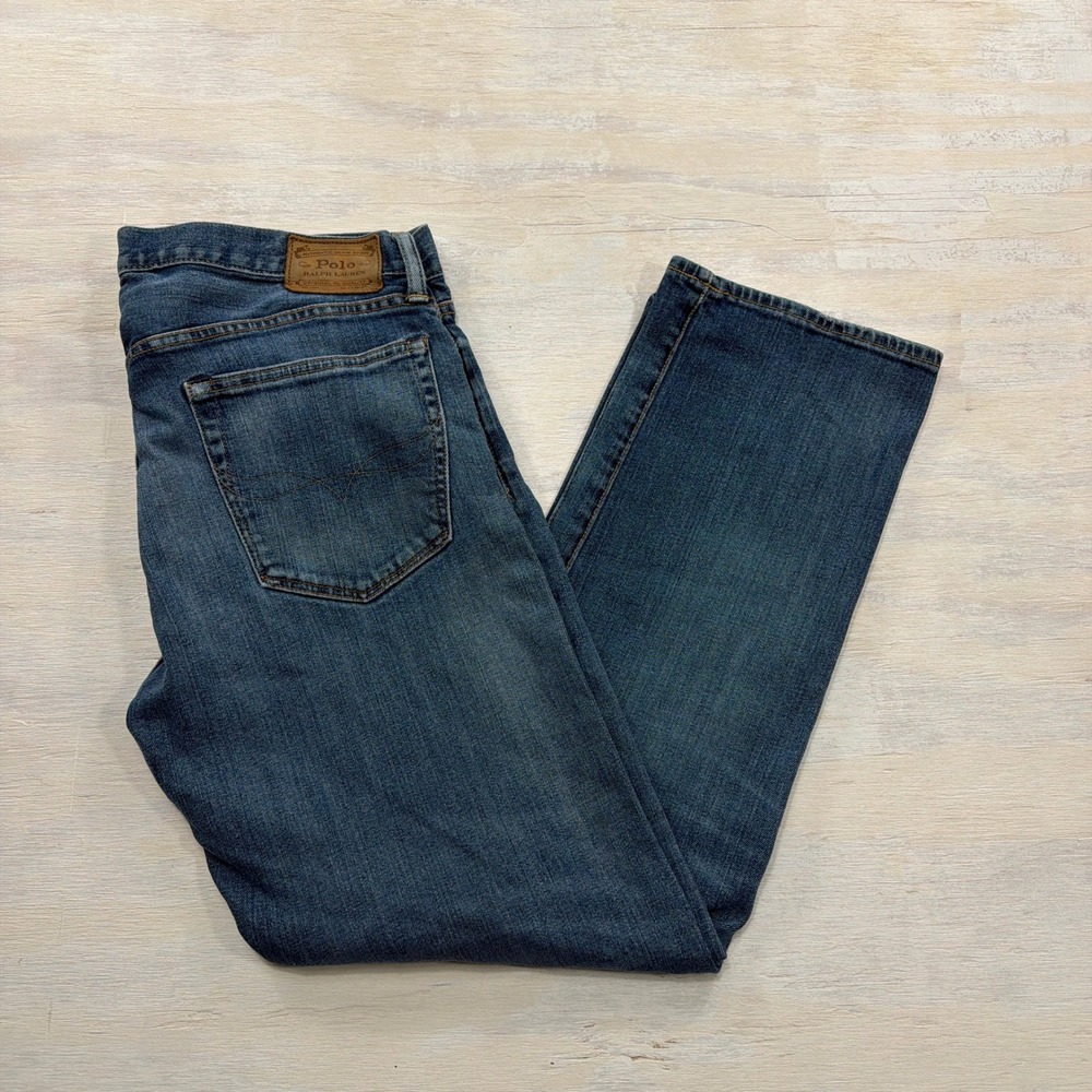 Polo Ralph Lauren Jeans Classic Fit 33x30 Straight Leg Blue Denim Mens